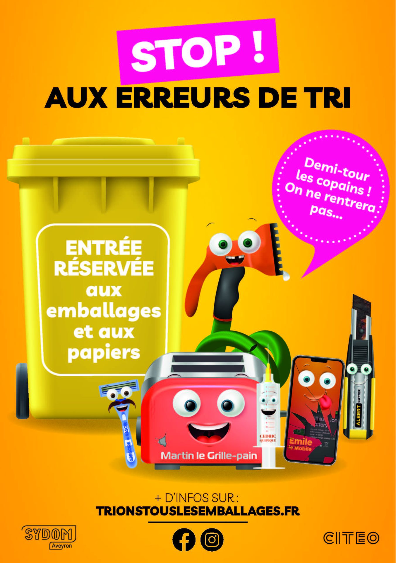 Lire la suite à propos de l’article PAS DE PLACE POUR LES ERREURS DE TRI !