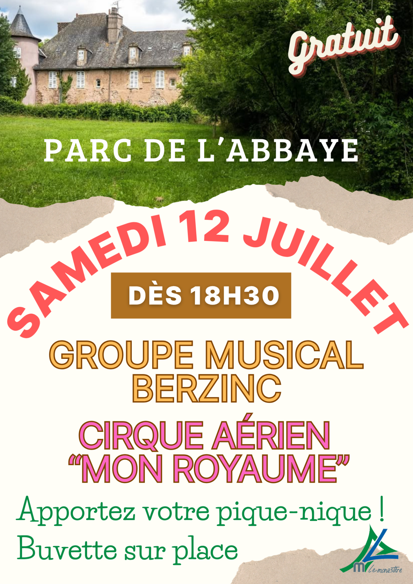 Lire la suite à propos de l’article Concert et spectacle à l’Abbaye du Monastère